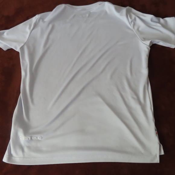 Castelli Tech Tee Shirt - Men's Size XL Biking Cycling SILVER GRAY (flaw) - Picture 2 of 8